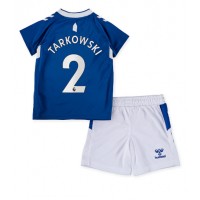 Everton James Tarkowski #2 Fotballklær Hjemmedraktsett Barn 2022-23 Kortermet (+ korte bukser)
